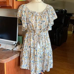 NWOT Cynthia Rowley Flower Tiered Dress in Size S